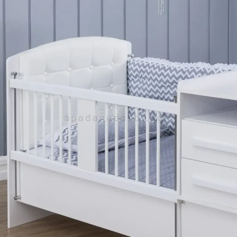 تخت دومنظوره فلورانس سفید نوزادی