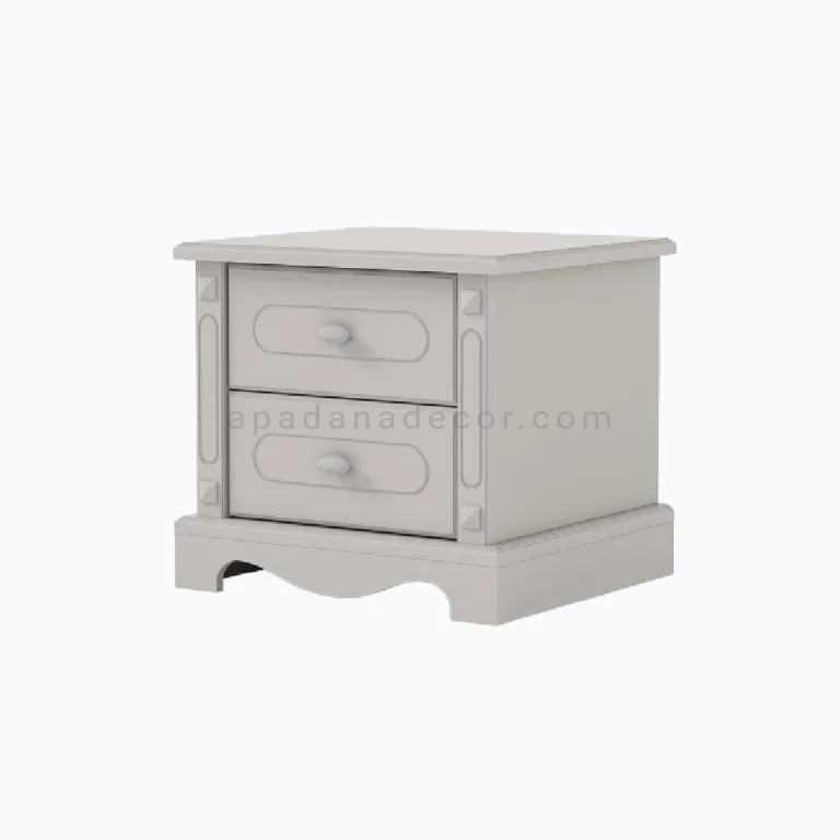 پاتختی طوسی مدل رمانتیک تصویر اصلی