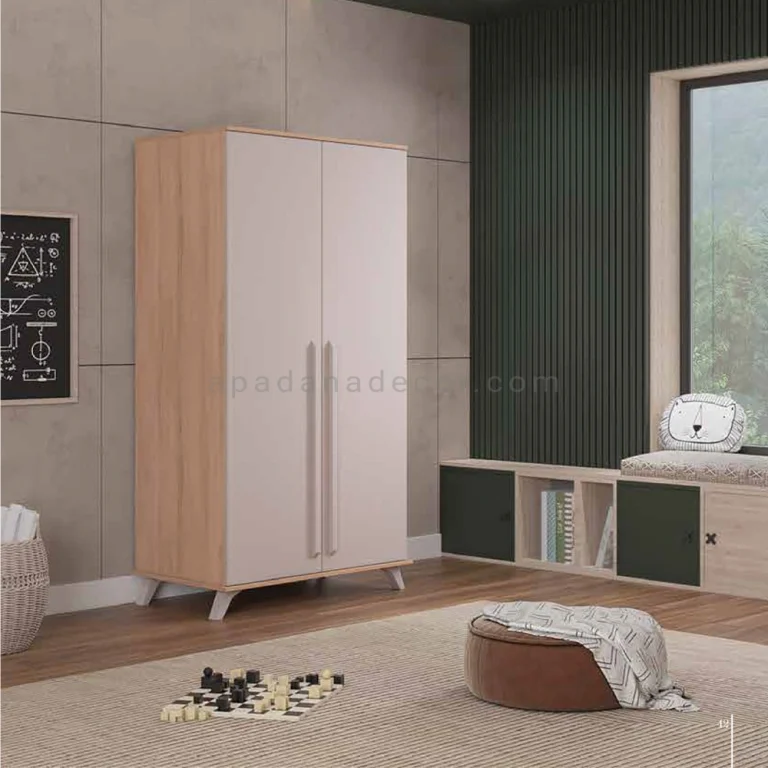 کمد دودرب فلورانس کرم طوسی نوزادی گالری