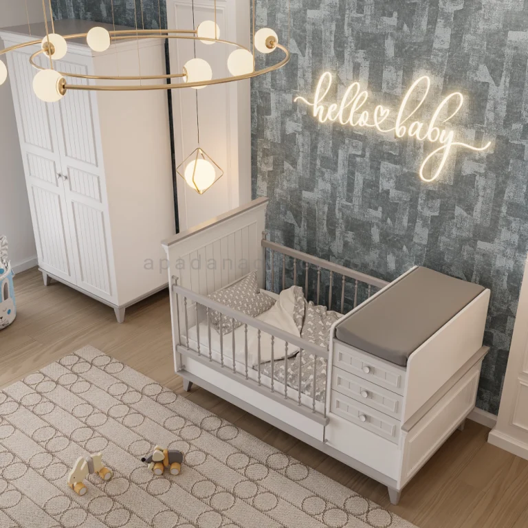 تخت دومنظوره مونته (بدون جای تعویض نوزادی)