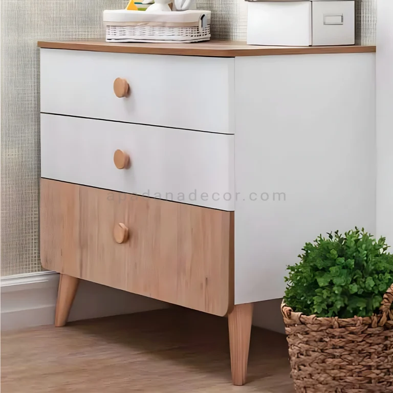 دراور سه کشو لیوا سفید کلرادو نوزادی