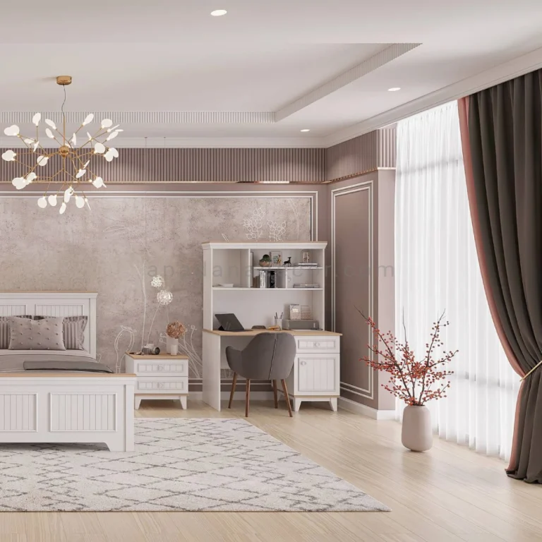 میز تحریر مونته سفید طوسی نوجوان