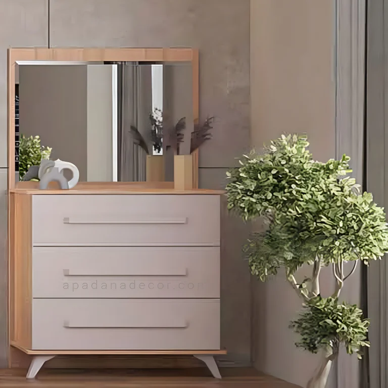 قاب آینه فلورانس کرم طوسی نوزادی گالری