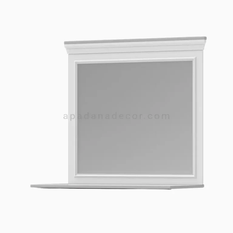 قاب آینه مونته- سفید طوسی