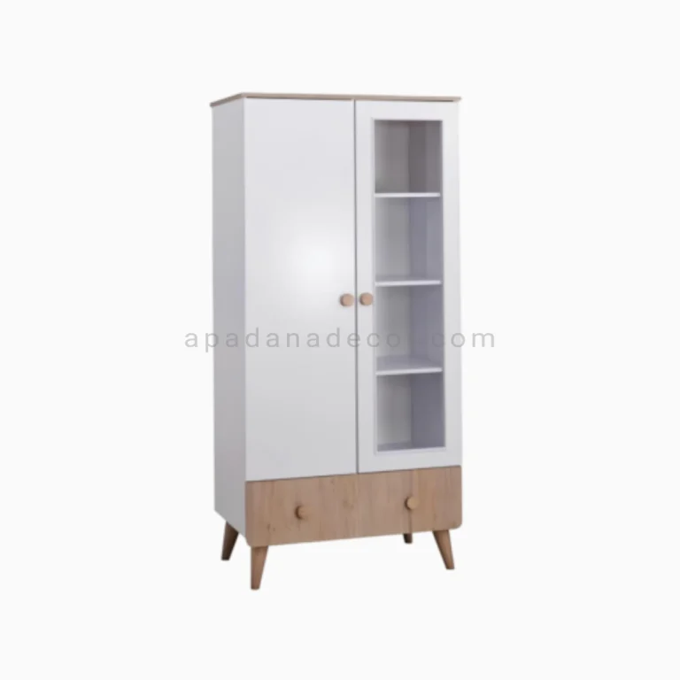 کمد ویترین دار لیوا سفید کلرادو نوزادی