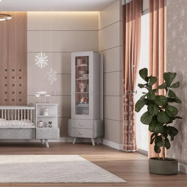 ویترین برفی طوسی نوزادی