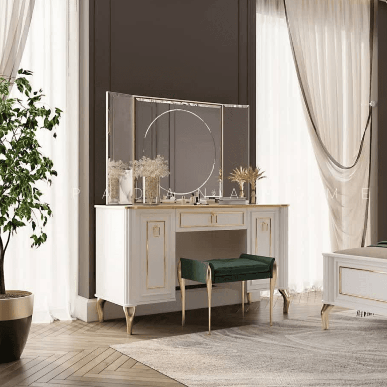 میز آرایش بدون آینه مدل چستر