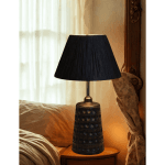 آباژور کوتاه مشکی طرح حفره