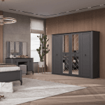 کمد 4 درب چستر مشکی