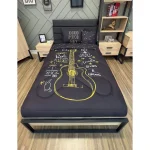 روتختی دو رو کودک نوجوان طرح گیتار طوسی