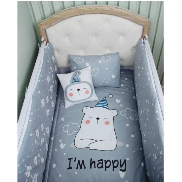 happy tosi سرویس کامل روتختی نوزاد طرح هپی طوسی